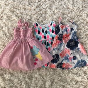 A set of 3 summer dresses